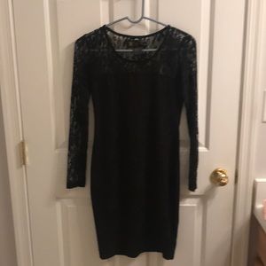 Kardashian Kollection black lace dress